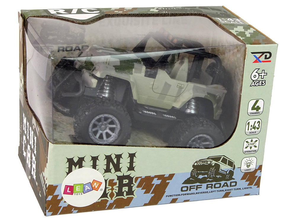 Masinuta off road cu telecomanda Moro, 14 x 9 x 10 cm, Lean 15214