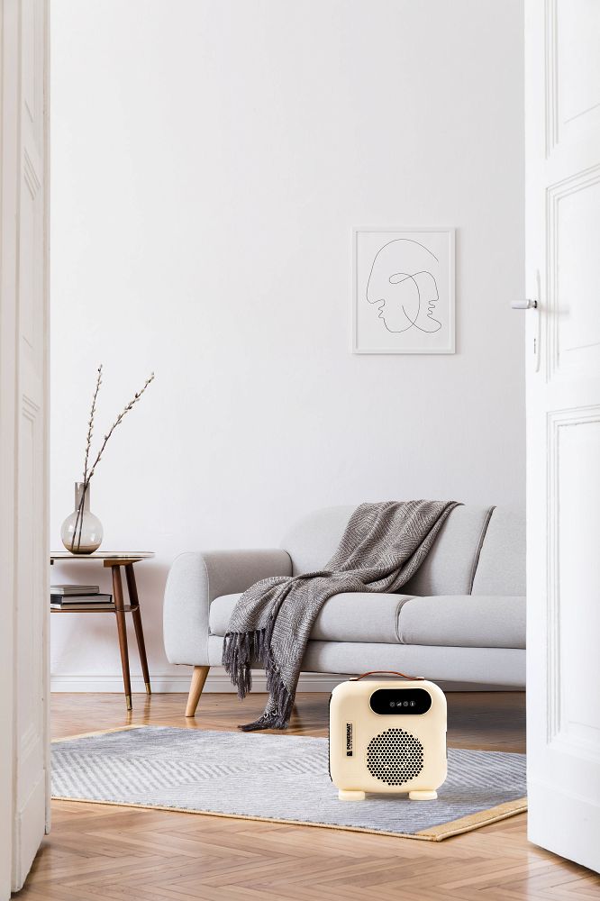 Aeroterma electrica PM-TWE-2000D-LCD, 2000 W, Powermat PM1398