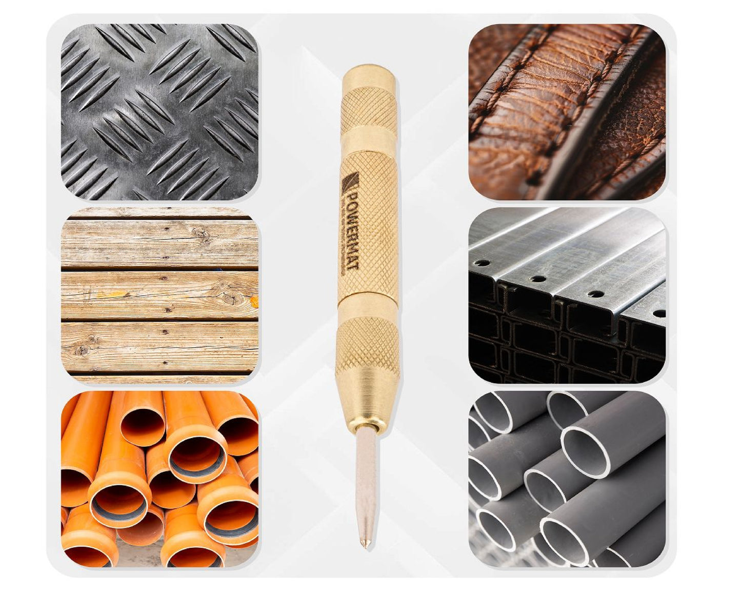 Punctator automat PM-PAU-2T, 125 mm, Powermat PM1461