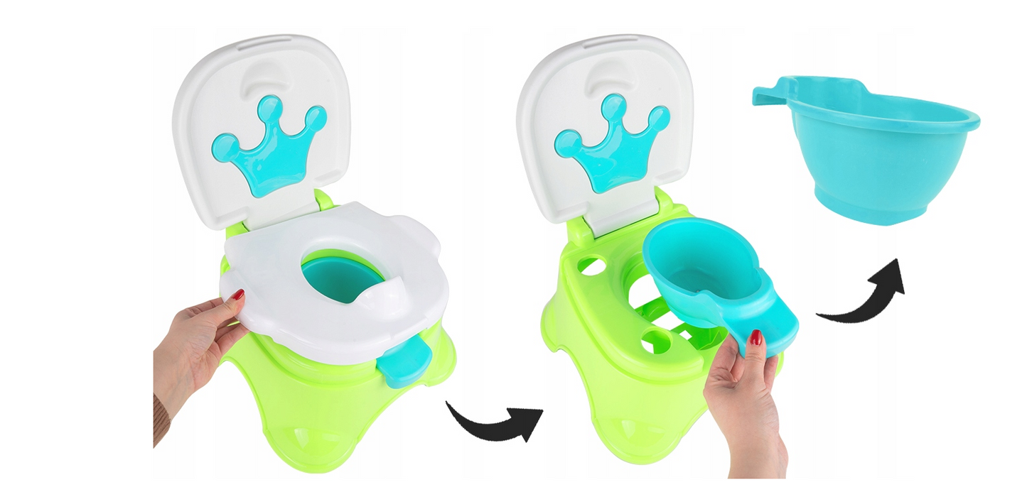 Olita interactiva 4 in 1 cu muzica, verde, MalPlay 108686