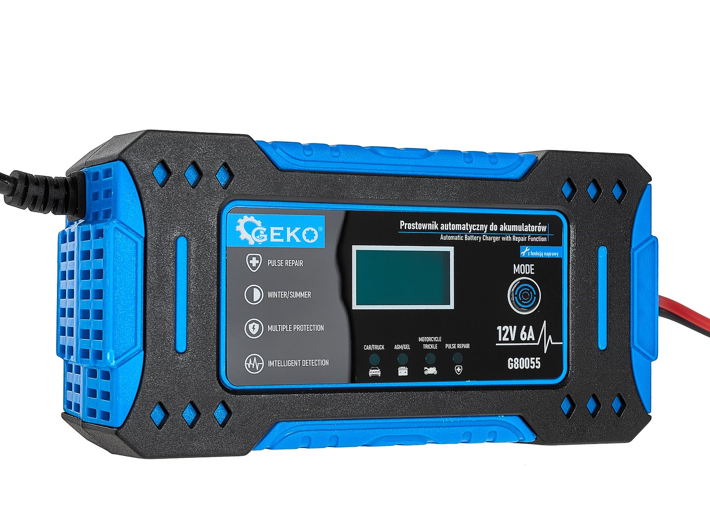 Starter auto multifunctional cu functie de reparare, 12 V, 6 A, Geko G80055