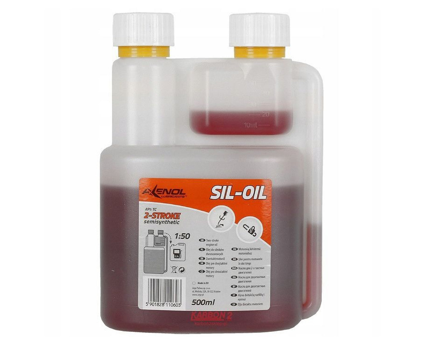 Ulei de amestec pentru motocoase, 500 ml, Powermat KONSIL500