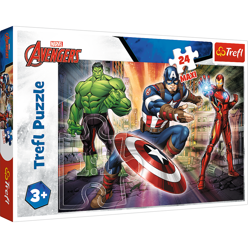 Puzzle Maxi Trefl, Eroi Avengers, 24 piese, Lean 26001