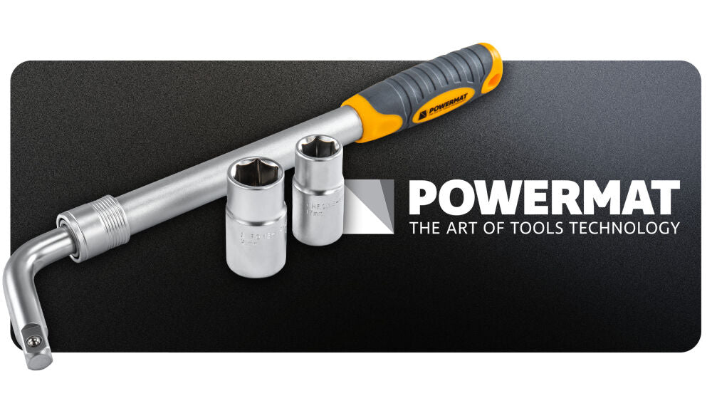 Cheie telescopica pentru roti cu chei tubulare PM-KLDK-530T, 1/2" 350-530mm, Powermat PM1620