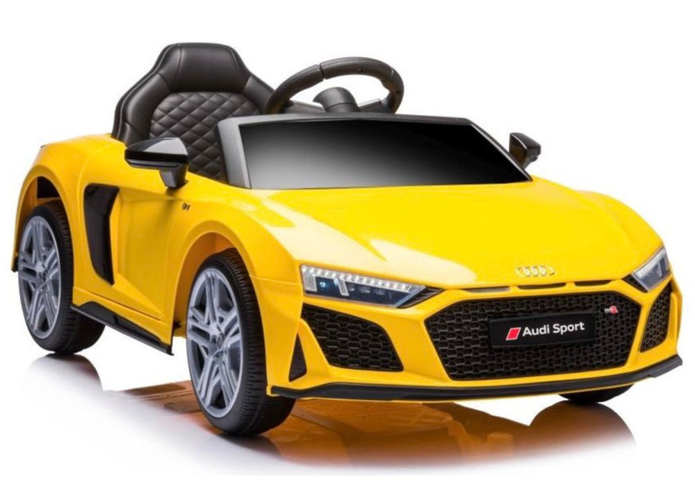 Masinute elctrica Audi R8 Lift A300, galben, Lean 9044