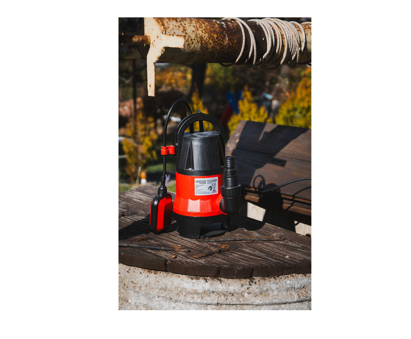 Pompa submersibila pentru apa murdara RD-WP47, 400W, 1"125 l / min, 35mm, Raider 070155