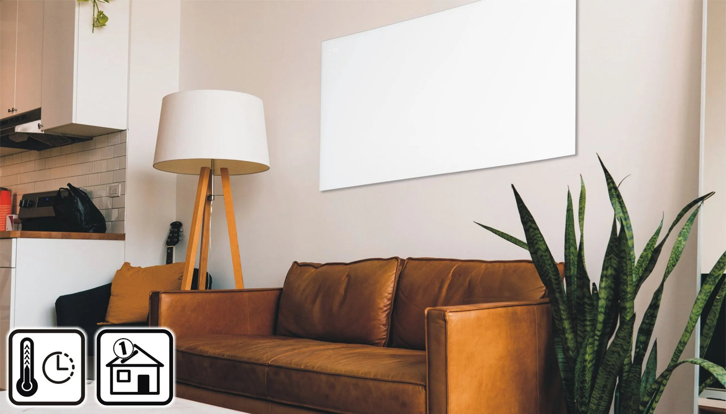 Panou radiant cu infrarosu Wertberg IR 1.08 770W + Priza Inteligenta WiFi Tuya - Incalzire eficienta, consum redus, Smart Home, Harder HD1644