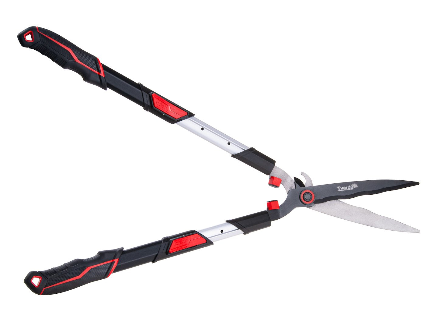 Foarfeca de gradina telescopica pentru gardul viu cu lama ondulata, 735 - 865 mm, PTFE, Tvardy T07433