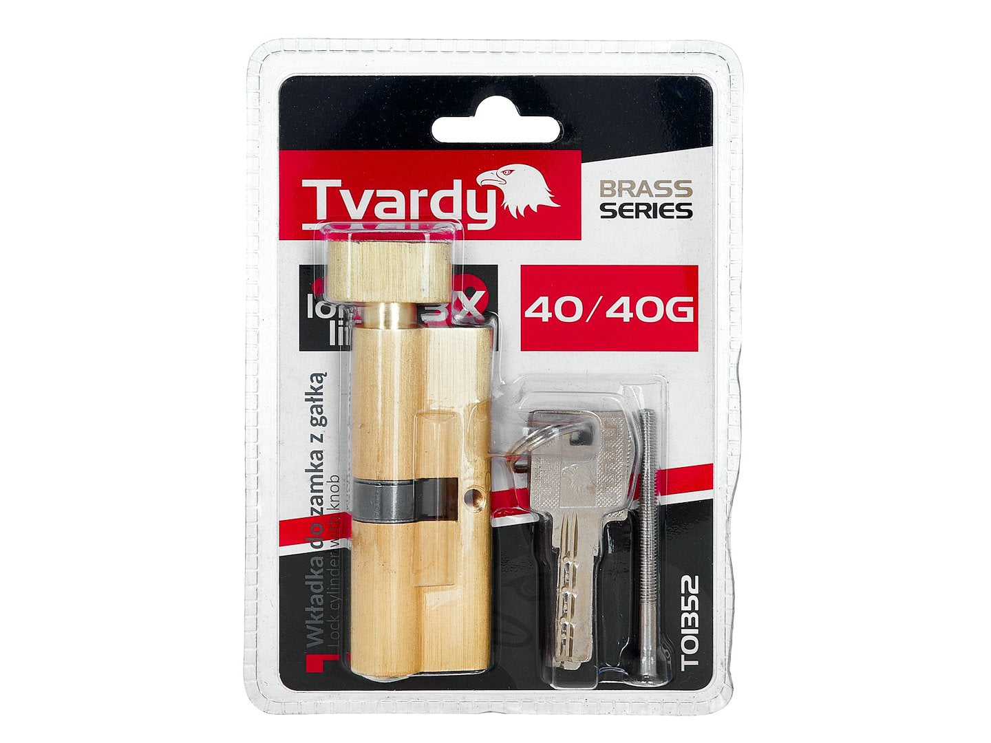 Butuc aluminiu Brass, 40/40g, Tvardy T01352