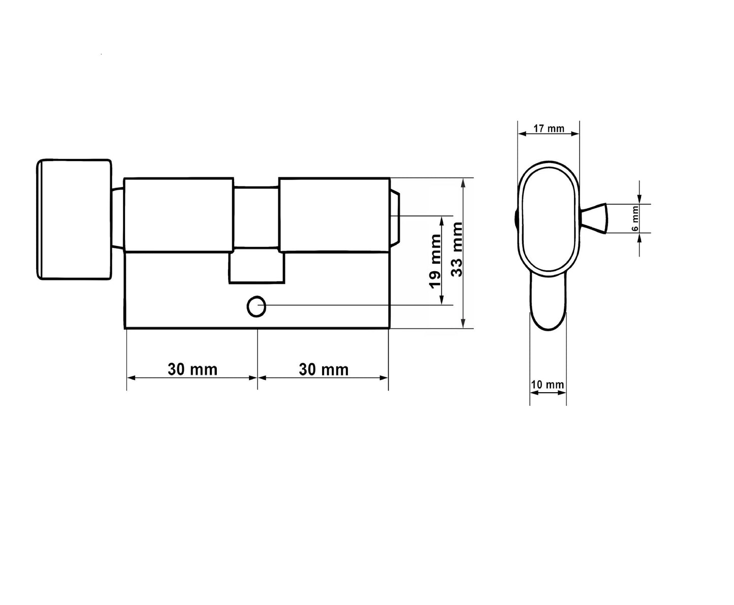 Butuc aluminiu, 30/ 30g, Keltin K02636