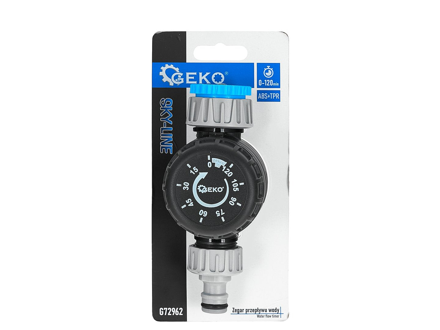 Regulator mecanic debit de apa Sky-Line, 0-120 min, Geko G72962