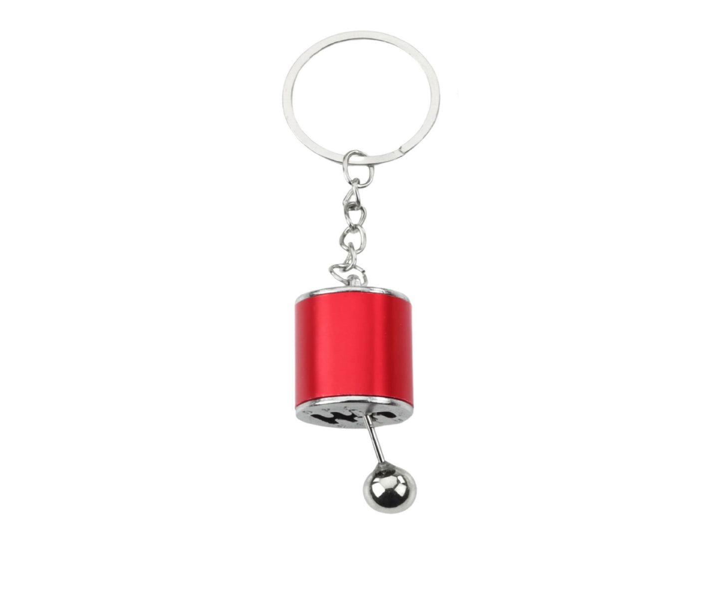 Breloc cutie de viteze, 5 x 2.5 cm, rosu, Lean 26204