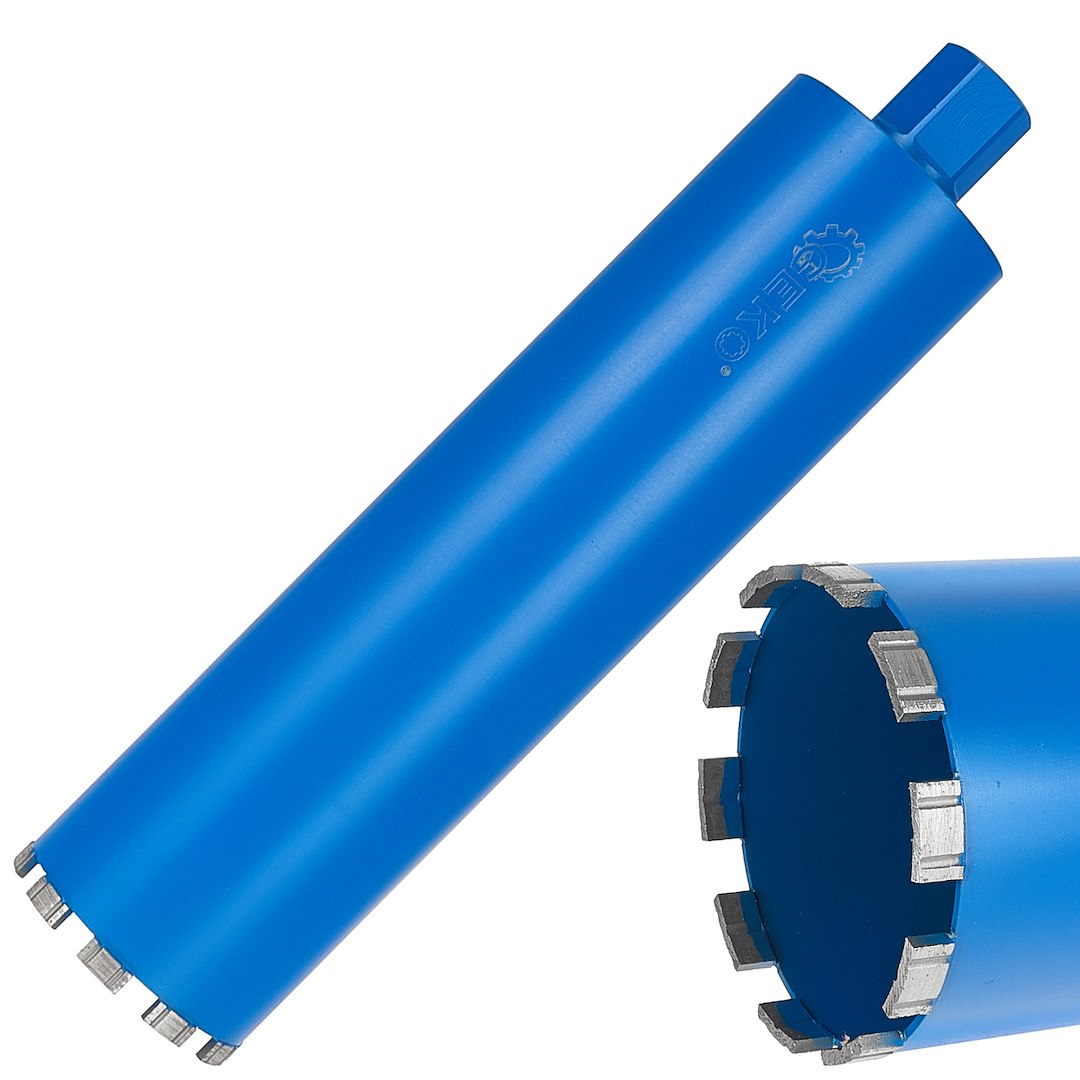 Carota diamantata pentru umed / uscat, 112 x 10 x 450 mm 10 T, 1.1 / 4", Geko G65215