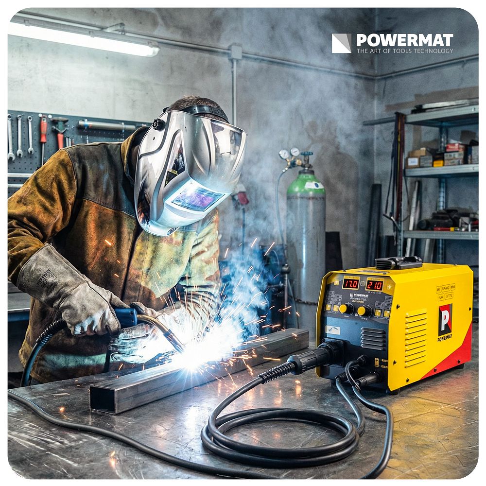 Aparat de sudura tip invertor MIG / MAG PM-PAS-210L, 210 A, Powermat PM1544