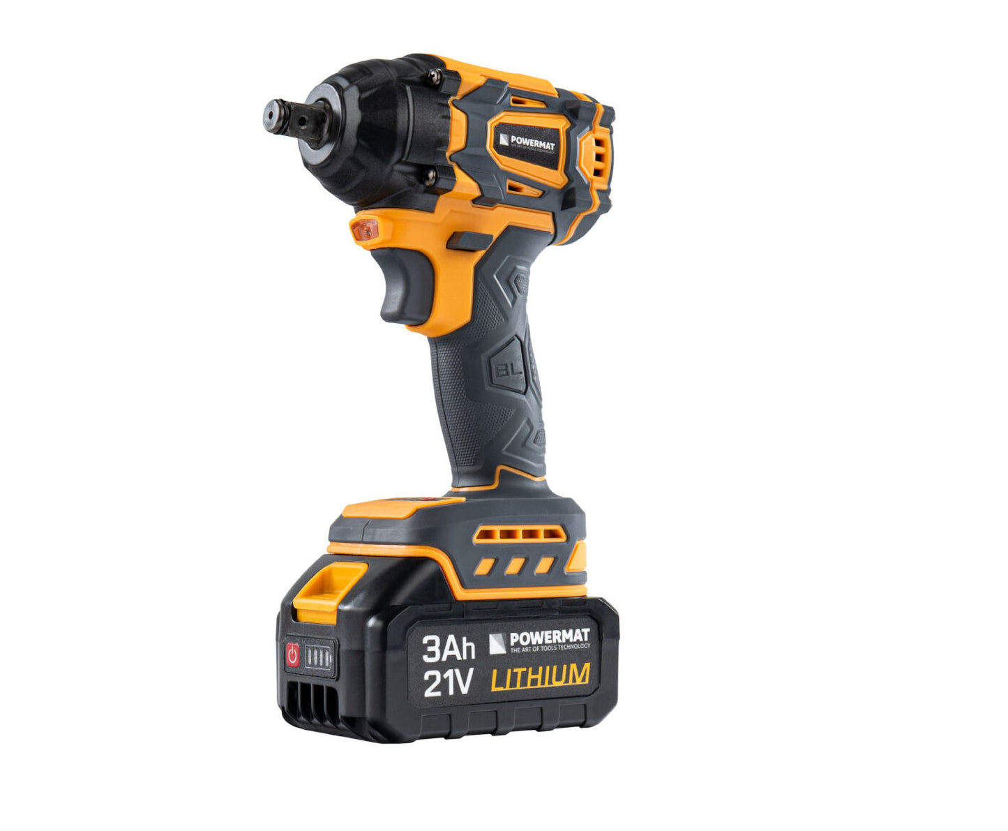Cheie electrica de impact cu acumulator PM-AKU-21V-3M, 21 V, Powermat PM1410