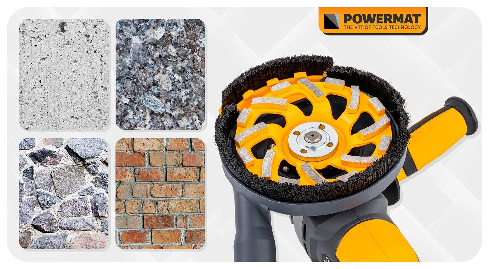 Disc diamantat pentru slefuit PM-DTG-1251T, 125 mm, Powermat PM1417