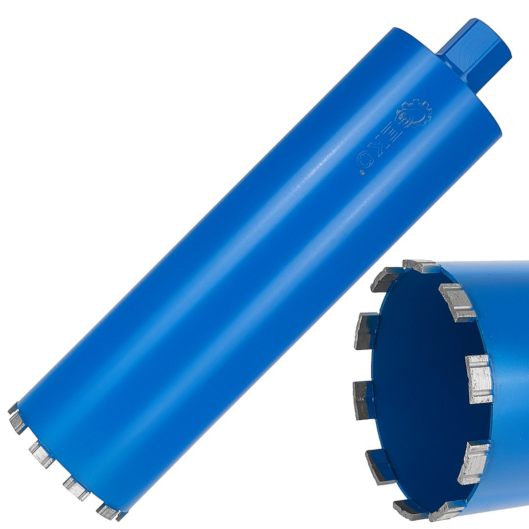 Carota diamantata pentru umed / uscat, 122 x 10 x 450 mm 10 T, 1.1 / 4", Geko G65216