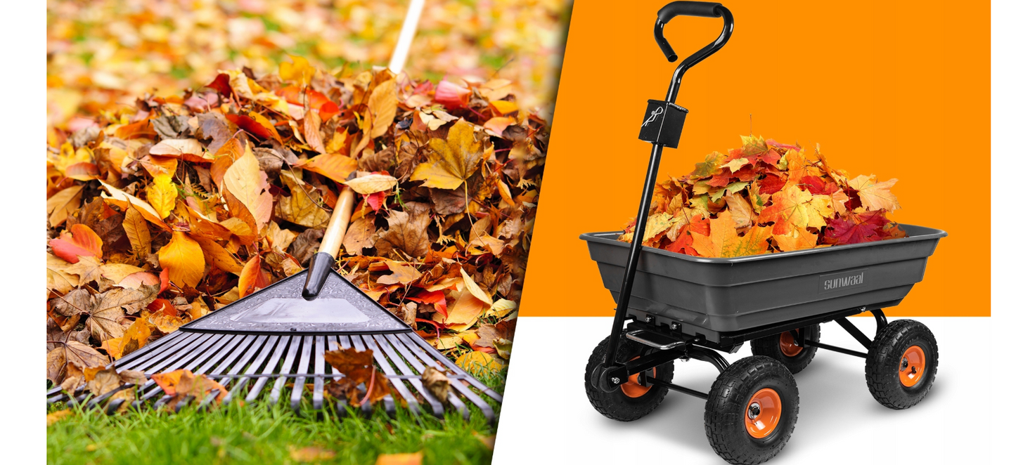 Carucior de gradina Sunwaal, capacitate maxima 300 kg, 75 l, MalTec 112818