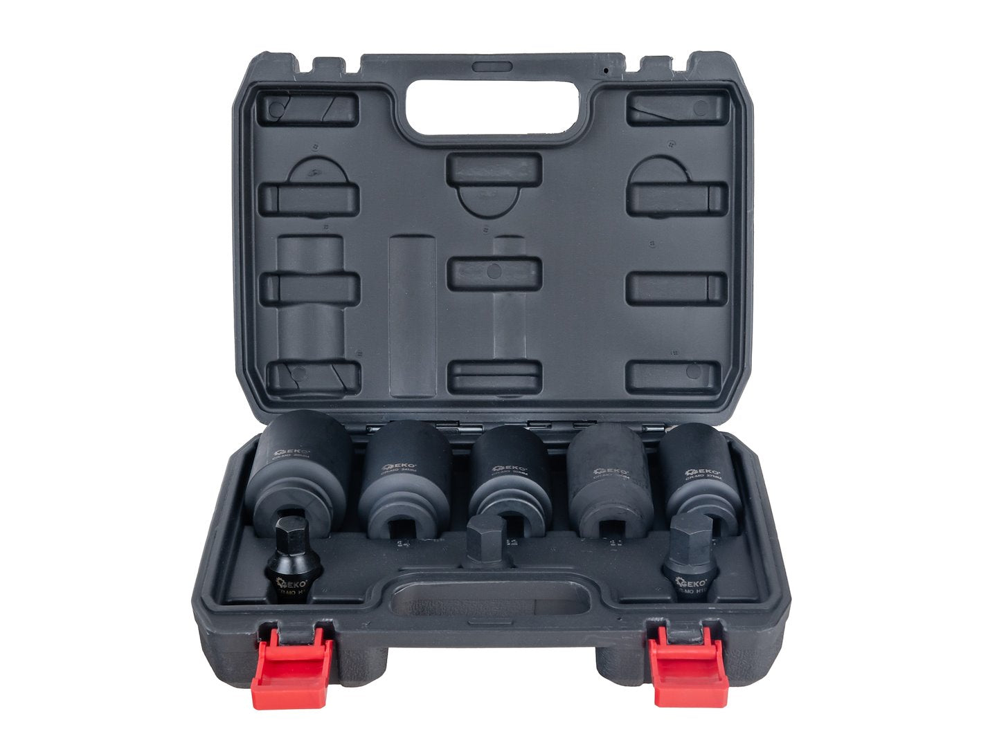 Set chei tubulare de impact in 12 puncte, 1 / 2", Cr-Mo, 8 bucati, Geko G10507