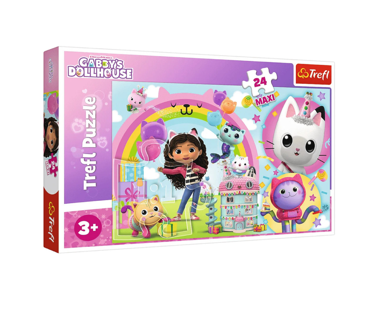 Puzzle Maxi Trefl Gabby's Dollhouse, 24 piese, Lean 24643