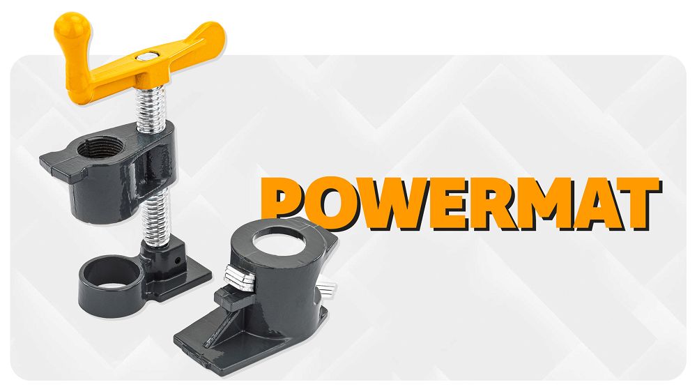 Set cleme de tamplarie PM-SSR-50TN, 4 bucati, Powermat PM1389