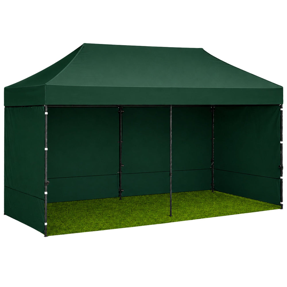 Pavilion de gradina, verde, 3 x 6 m, Lean 29333