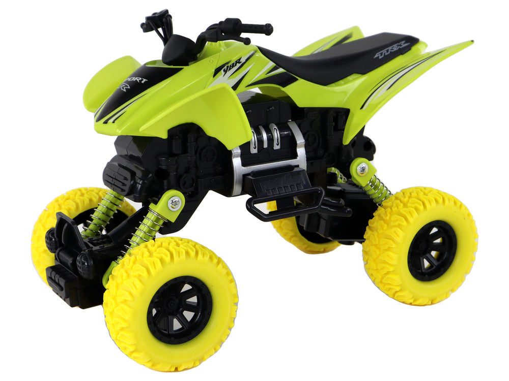Masinuta Quad XC, verde, 16 x 11 x 10 cm, Lean 16271