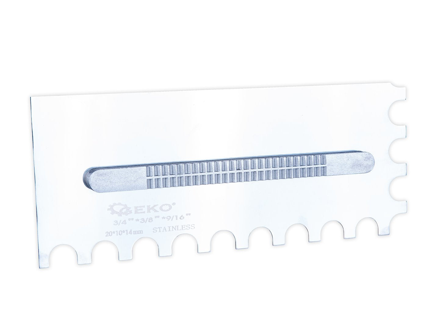 Set gletiere dintate, 280 x 115 mm, 8 bucati, Geko G02288