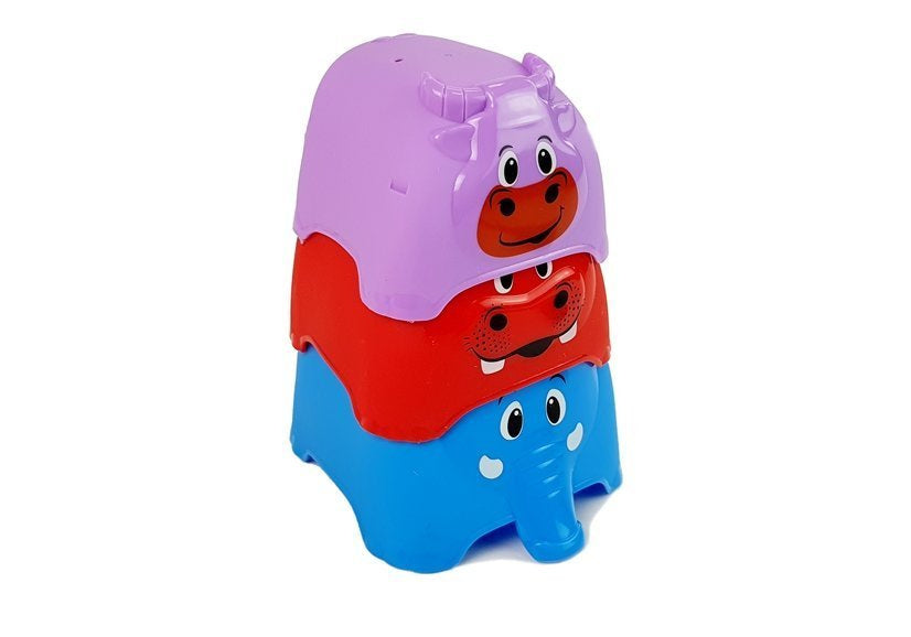 Jucarie interactiva bebe turn cu animale, multicolor, 24 x 23 x 15 cm, Lean 7164