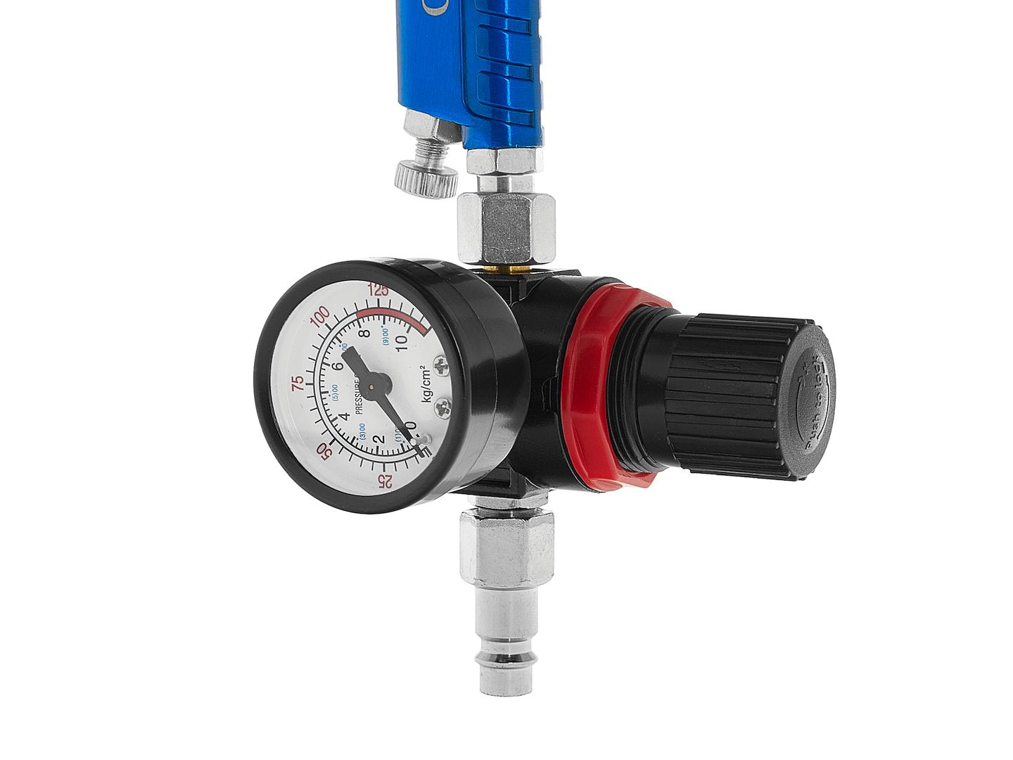 Pistol de vopsit HVLP cu regulator de presiune, 0.8 mm, 1 / 4", 125 ml, Geko G03122