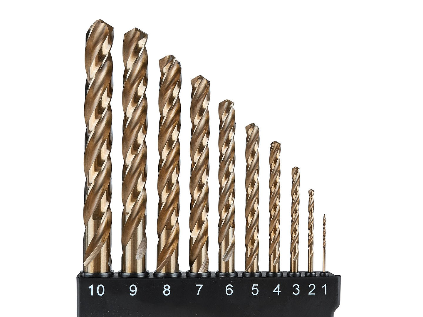 Set burghie pentru metal, 1-10 mm, 10 bucati, Tvardy T03151