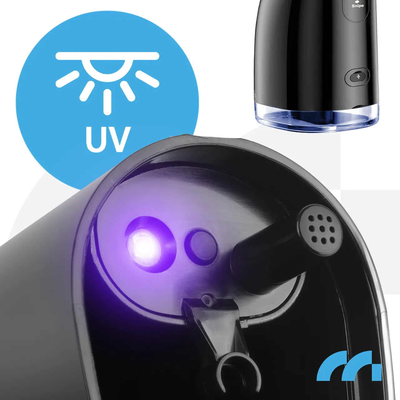 Irigator dentar Toothie X60 cu 6 duze interschimbabile, 4 moduri de functionare, 150 PSI, MalTec 113313