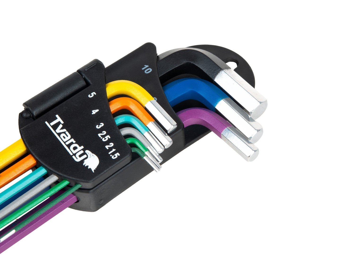 Set chei imbus colorate, 1,5-10 mm, 9 bucati, Tvardy T00121
