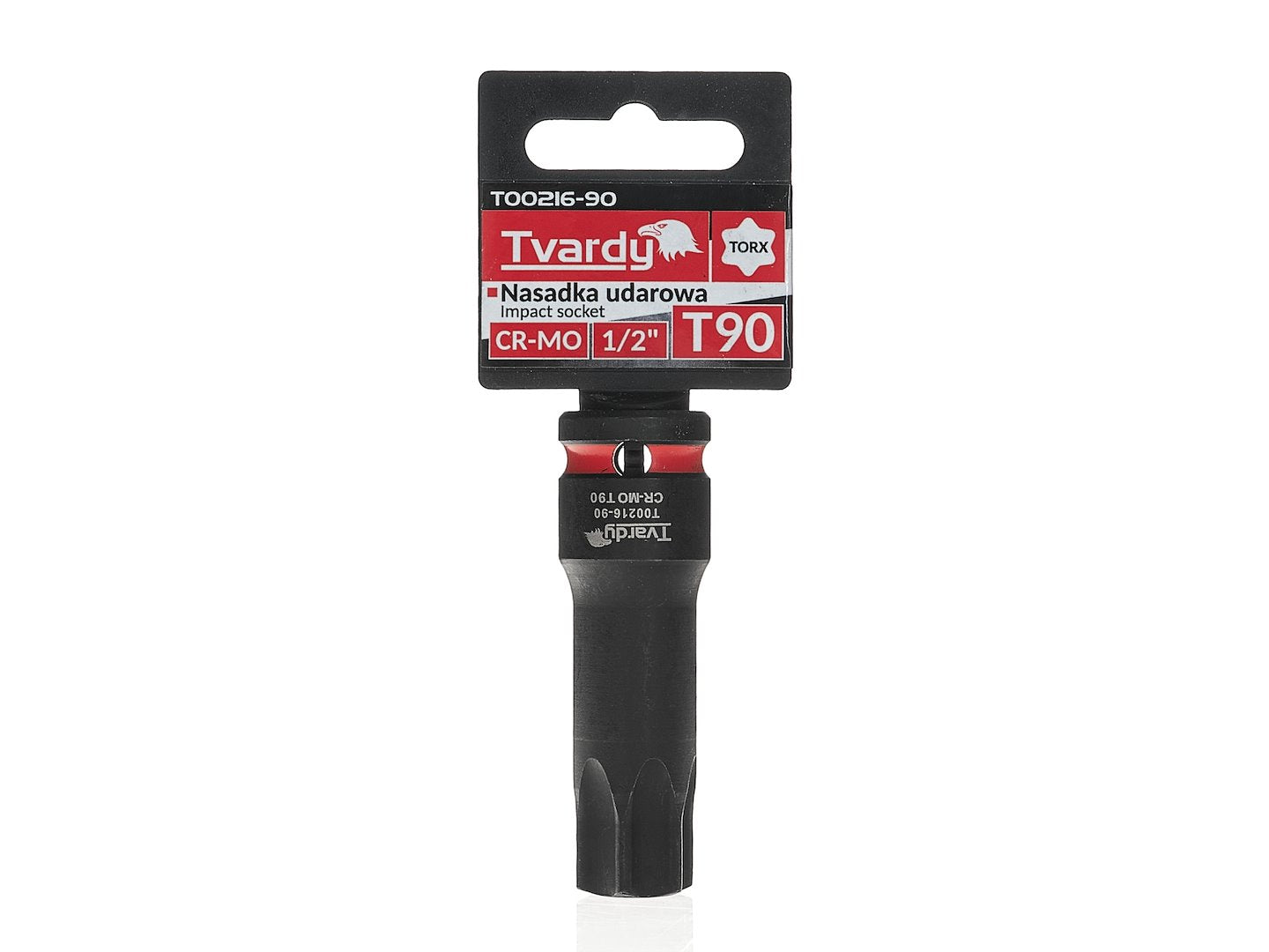 Cheie tubulara de impact TORX 1 / 2", T90, Cr-Mo, Tvardy T00216-90