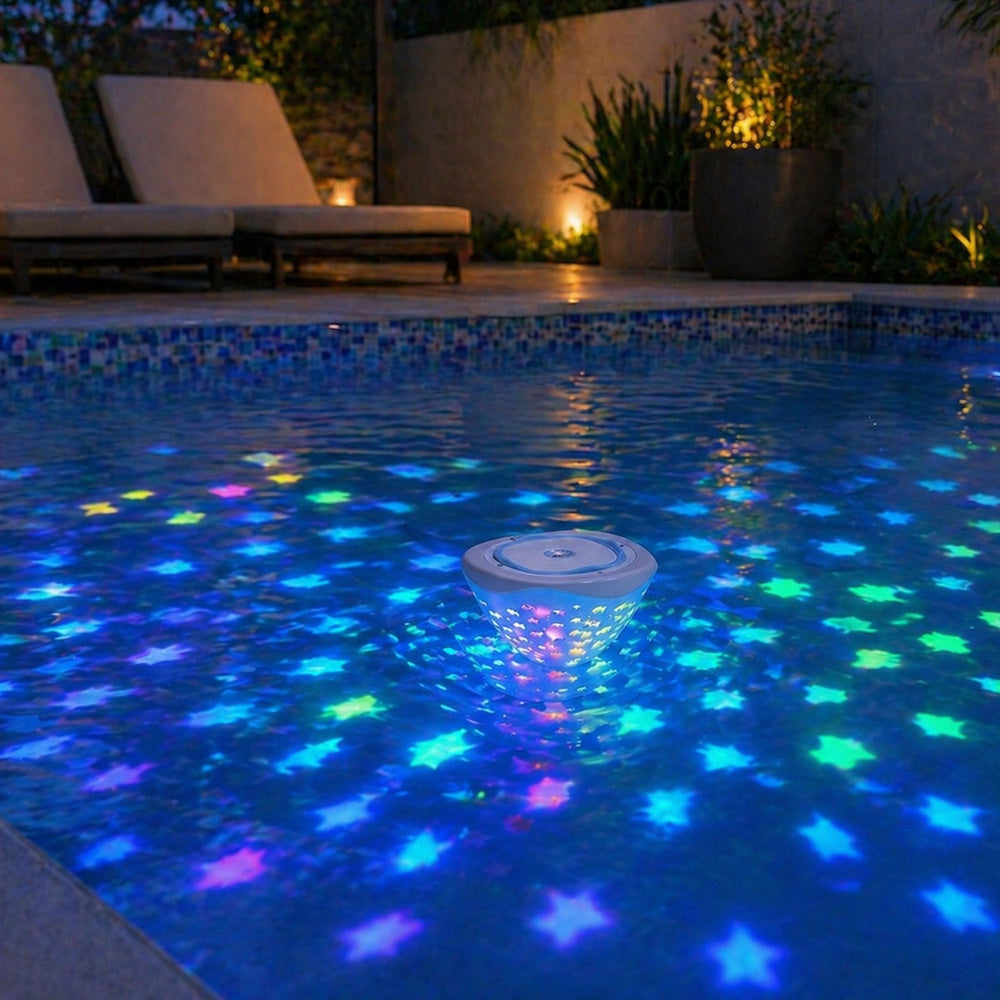 Lumina LED pentru piscina, IP68, model pestisori, 6 moduri, multicolor, Lean 30960