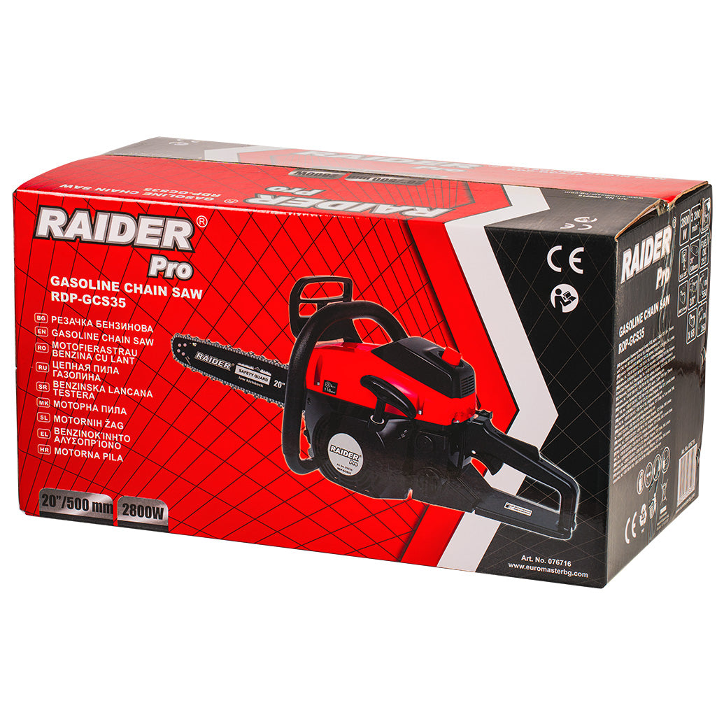 Motofierastrau RDP-GCS35, 50cm (20") 2800W 3/8".058" 68, Raider 076716