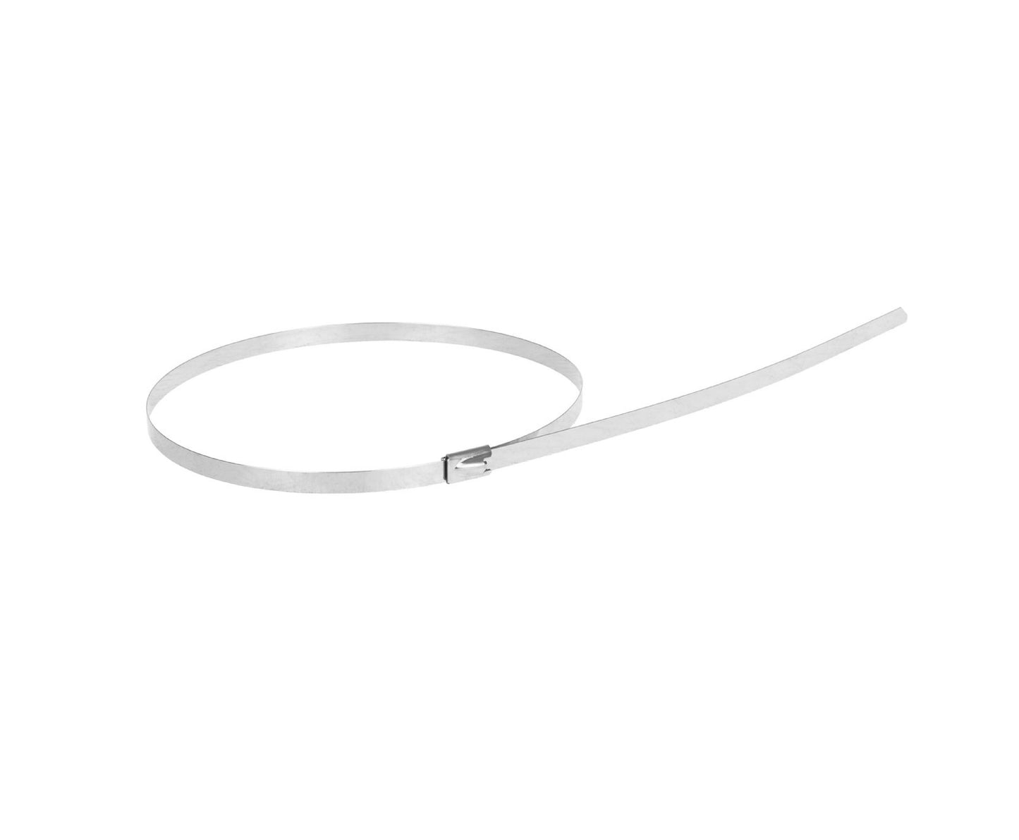 Set cleme din inox, 4,6x300mm, 100 bucati, Geko G17253