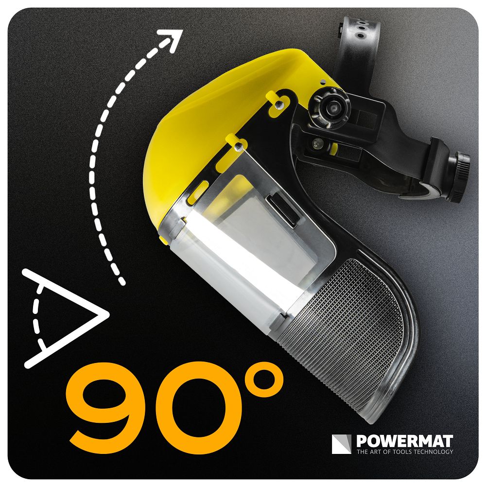 Casca pentru protectie motocoasa cu viziera PM-MDK-PS1M, Powermat PM1657