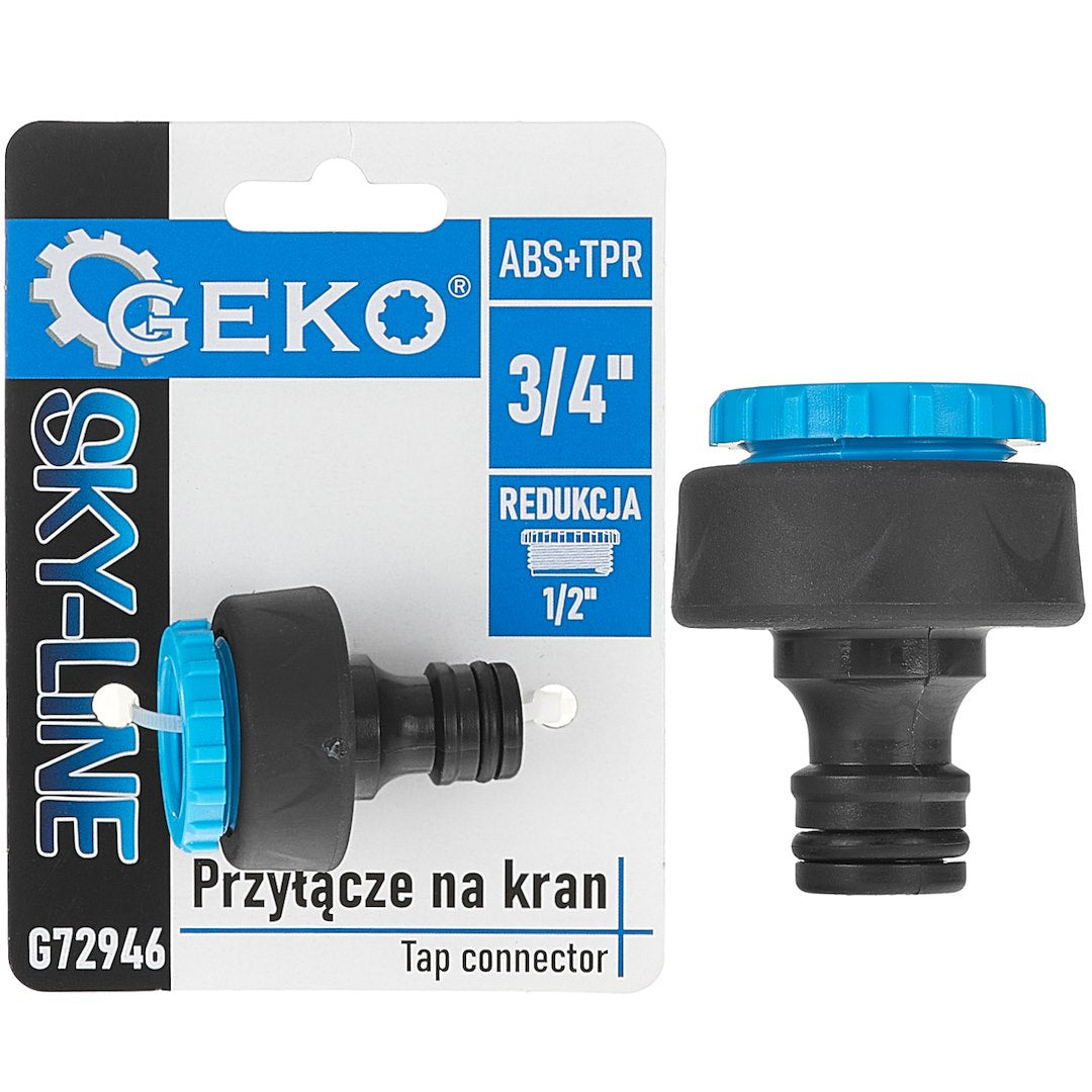 Conector de robinet 3 / 4" cu reductie de 1 / 2" Sky-Line, Geko G72946