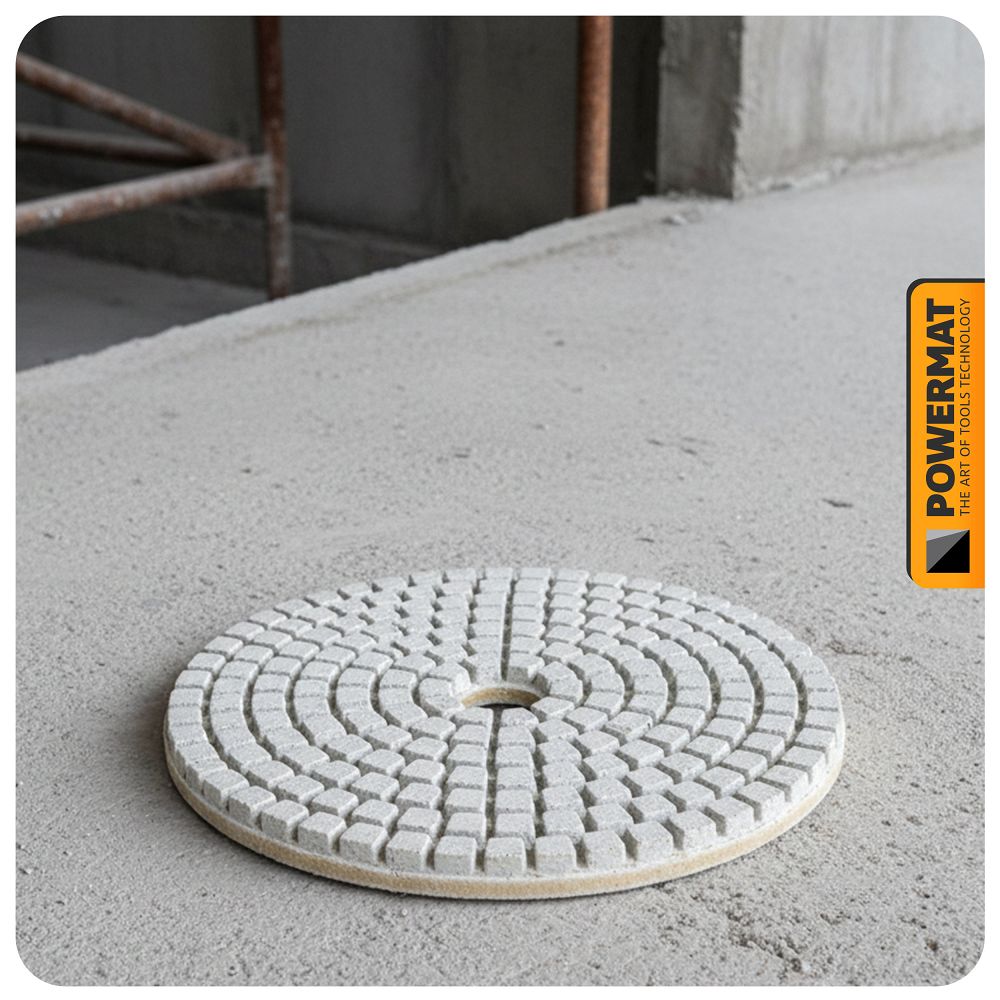 Disc diamantat pentru slefuire beton PM-DTS-1051T, 105 mm, P150, Powermat PM1583