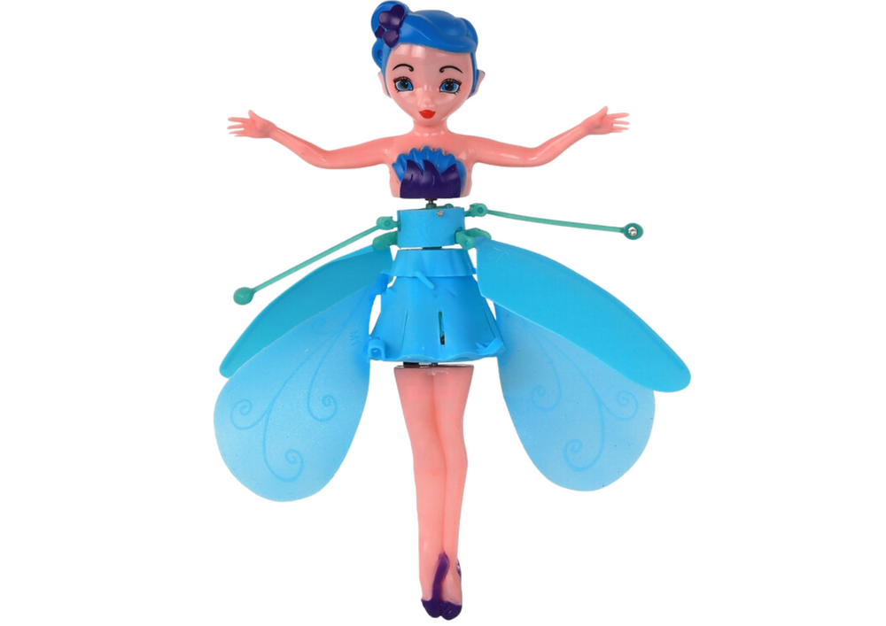 Papusa zburatoare albastra, 18 x 14 cm, Lean 20263