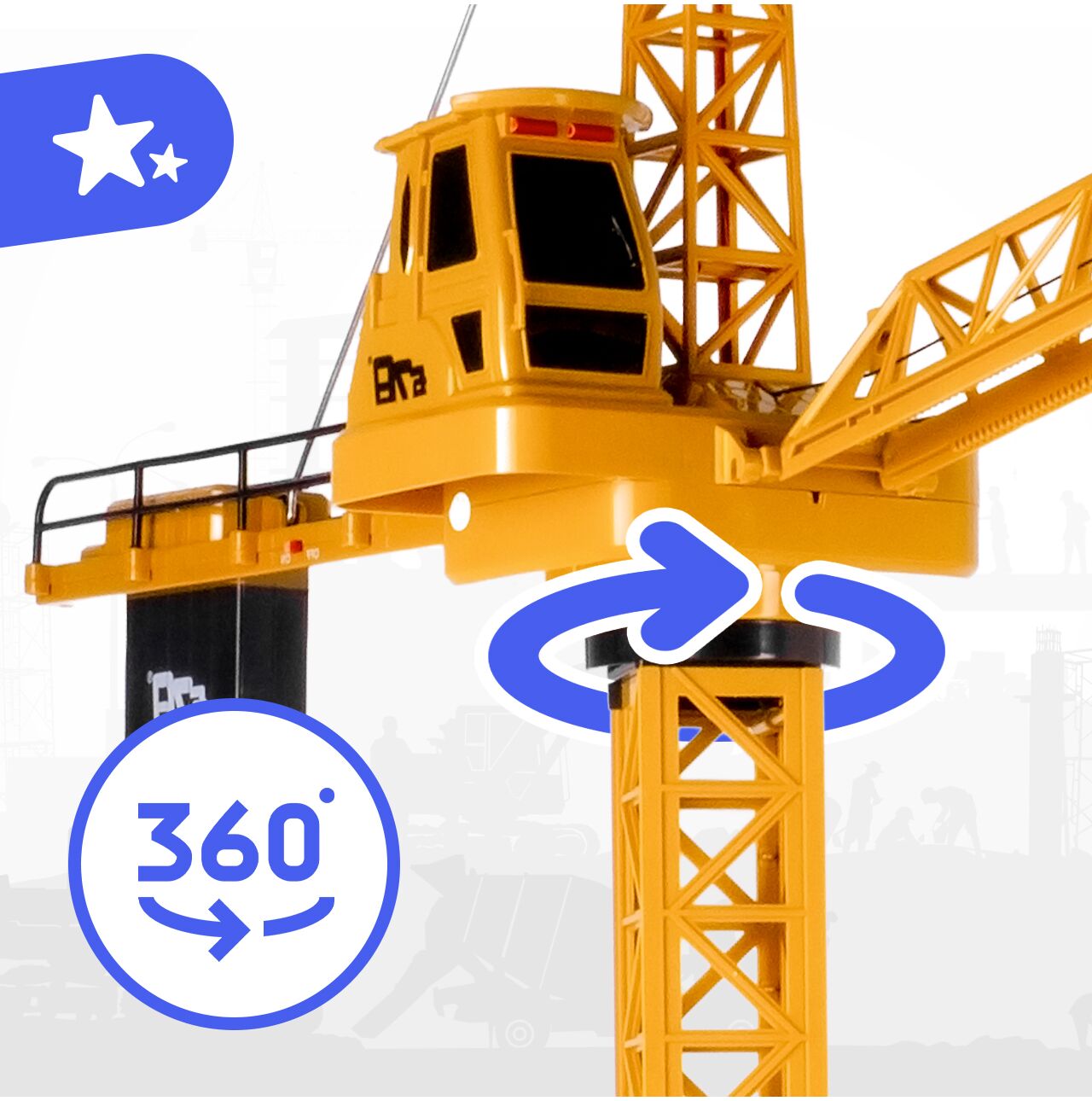 Macara gicantica cu telecomanda RC USB, 128 cm, MalPlay 113722