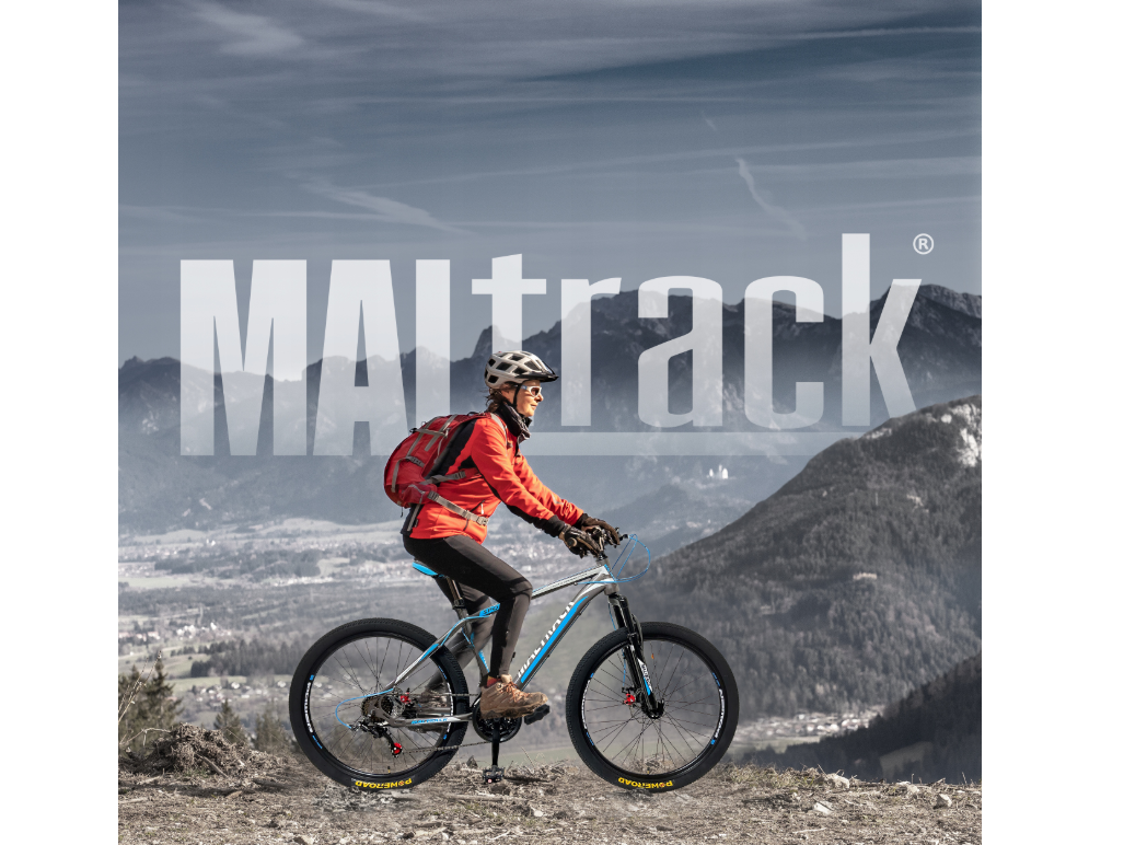 Bicicleta MTB26 Grey / Blue, 21 viteze, cadru 18", roti 26", MalTrack 110982