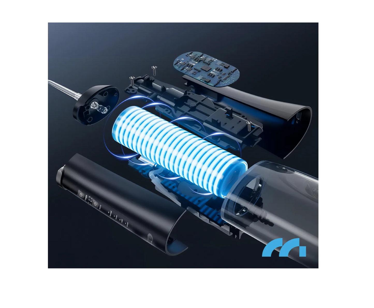 Irigator dentar Toothie X60 cu 6 duze interschimbabile, 4 moduri de functionare, 150 PSI, MalTec 113313