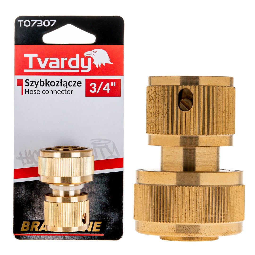 Conector rapid 3 / 4" Brass-Line, Tvardy T07307