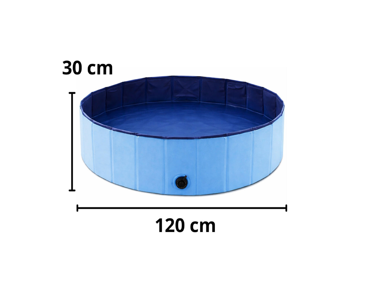Piscina pentru animale, 120 x 30 cm, albastru, Lean 29249