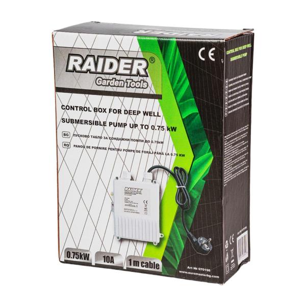 Panou de comanda pentru pompa de adancime, 0.75 kW, Raider 070196
