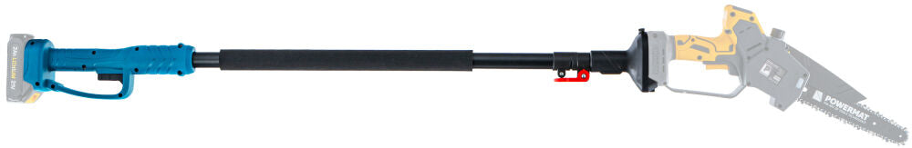 Brat telescopic pentru foarfeca de gradina cu acumulator, 107-166 cm, Powermat PM-SA-21V-WYS
