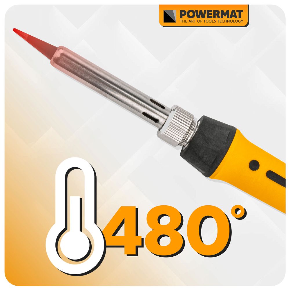 Statie de lipit cu temperatura reglabila PM-SLU-100T, 100 W, Powermat PM1393