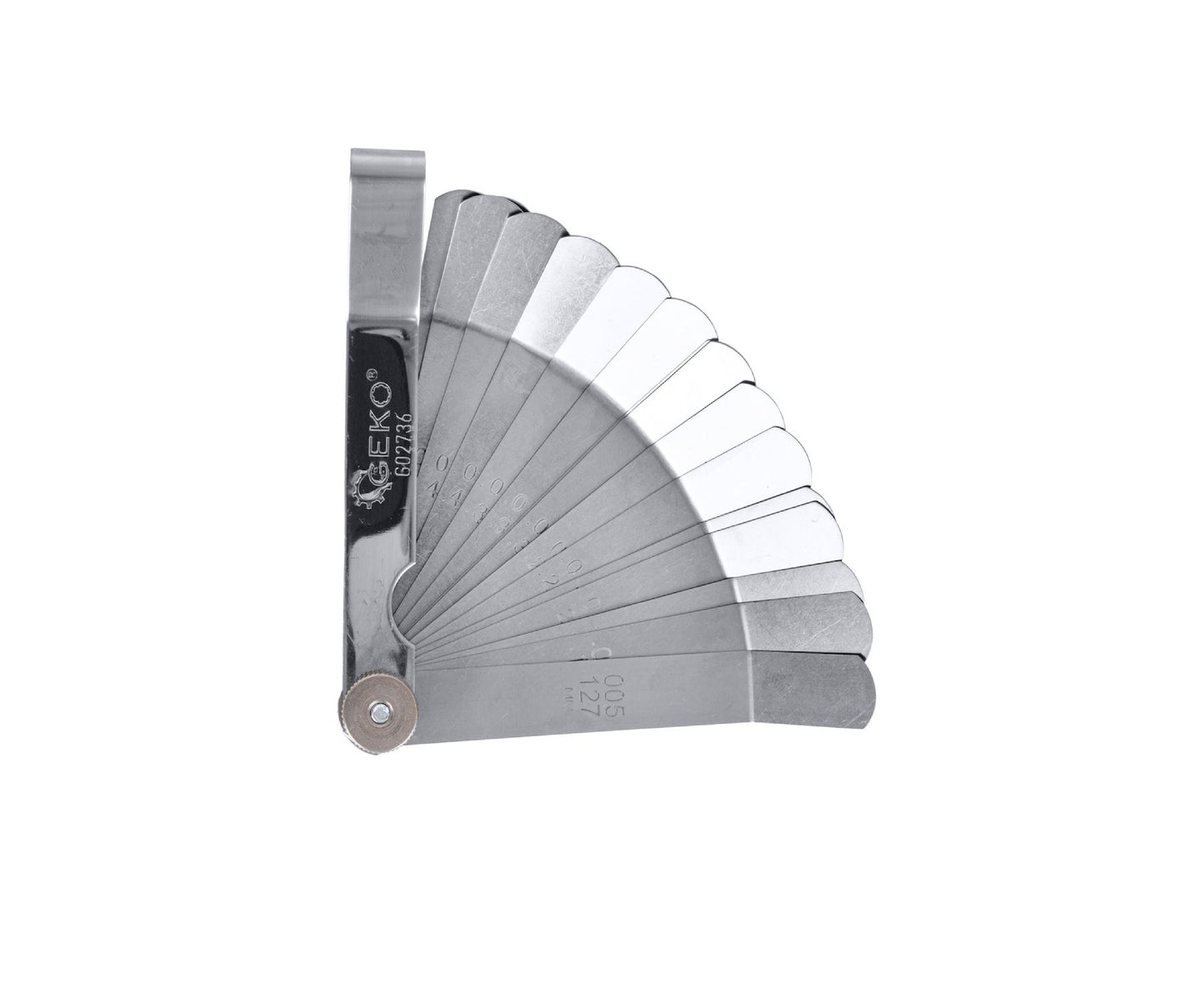 Set lere grosime, 0,127 – 0,508 mm, 16 bucati, Geko G02736